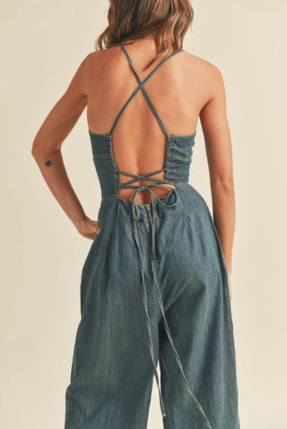 Tie up jumpsuit outlet